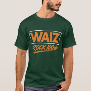 WAIZ Rock 100# T - Shirt - Bold Retro Rock Station