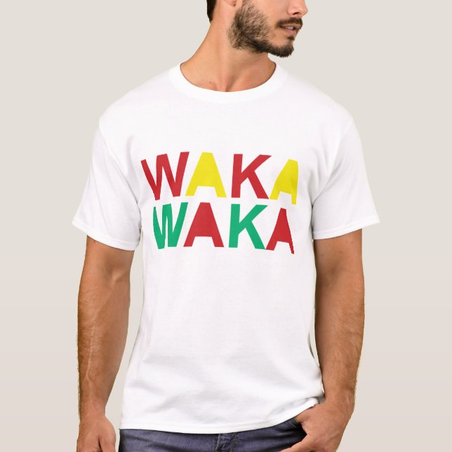 Waka-waka dieses mal für Afrika T-Shirt (Vorderseite)