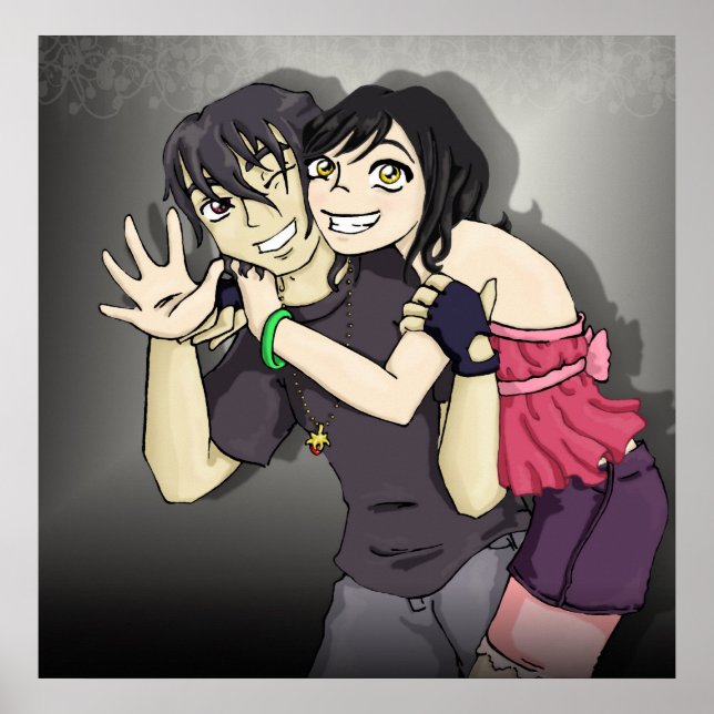 Wakaba und Arai Poster (Vorne)