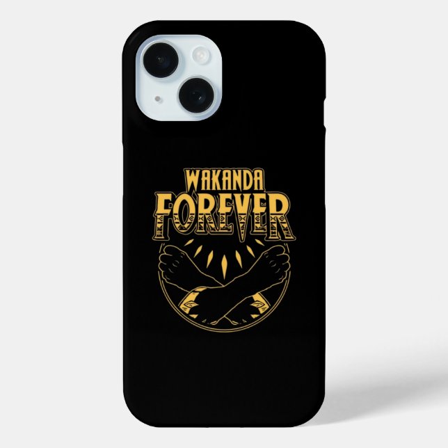 Wakanda iPhone 15 Hülle (Rückseite)