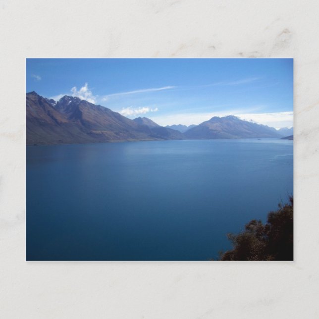 Wakatipu-See Postkarte (Vorderseite)