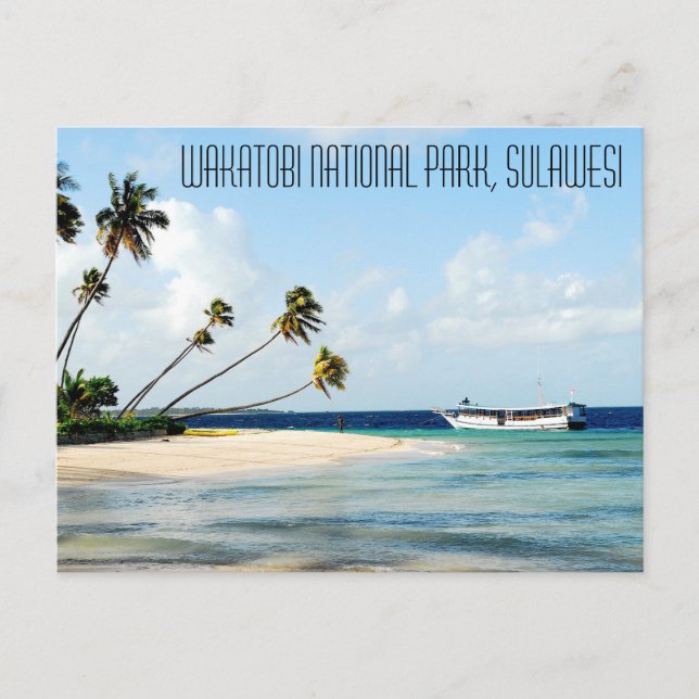Wakatobi-Nationalpark, Sulawesi Postkarte (Vorderseite)