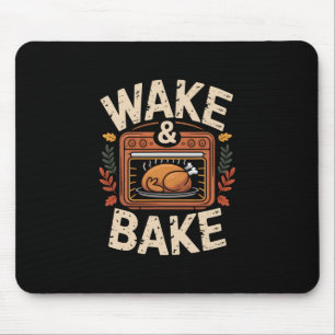 Wake And Ke Lustiges Thanksgiving-Truthahn-Dinner  Mousepad