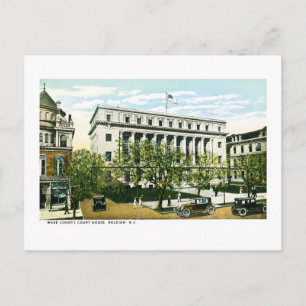 Wake County Courthouse, Raleigh North Carolina Postkarte