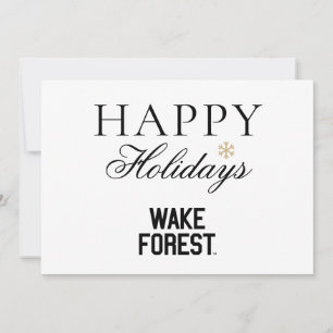 Wake Forest University Wake Forest Feiertagskarte