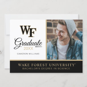 Wake Forest University   WF Einladung
