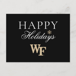 Wake Forest University   WF Feiertagspostkarte