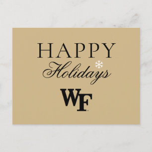 Wake Forest University   WF Feiertagspostkarte