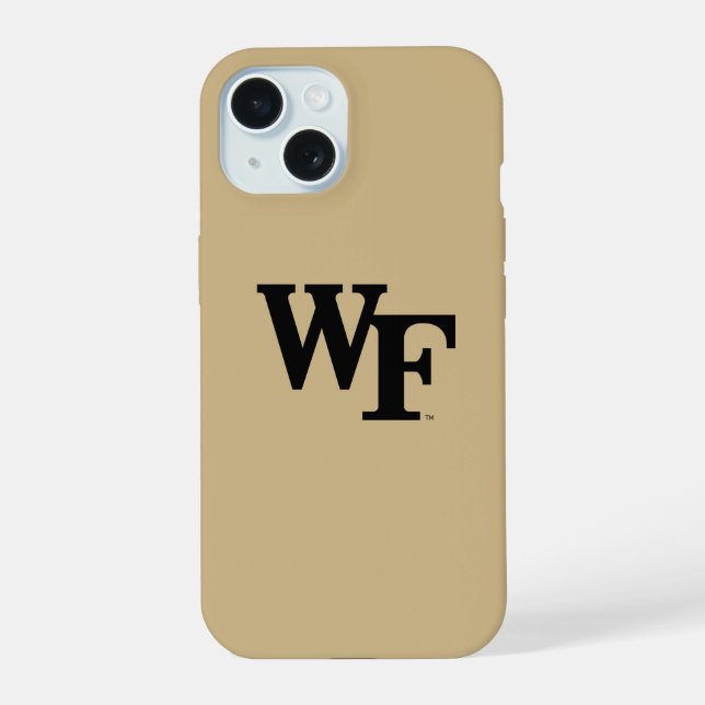 Wake Forest University | WF iPhone 15 Hülle (Rückseite)