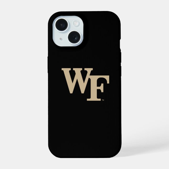 Wake Forest University | WF iPhone 15 Hülle (Rückseite)