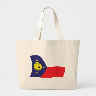 Wake Island Flag Tote Bag Jumbo Stoffbeutel
