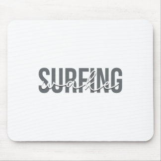 Wake Surfing Wakesurf Wake Surfer Surfing Boat  Mousepad