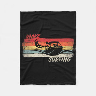 Wake Surfing Wakesurfing Boot See Surf T Shirt Wa Fleecedecke