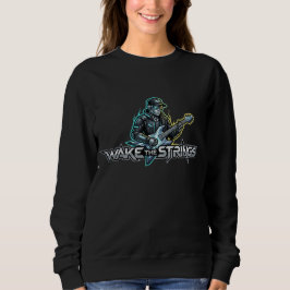 Wake The Strings Retro Future Art Sweatshirt