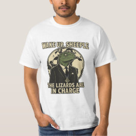 Wake Up Sheeple Lizard Rulers Parody T-Shirt