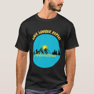 Wake Wander Repeat – Abenteuer T-Shirt