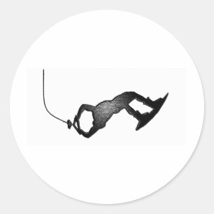 WAKEBOARD CRAQUE RUNDER AUFKLEBER