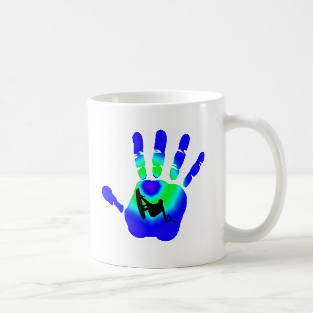WAKEBOARD DAS ZUPACKEN KAFFEETASSE (Rechts)