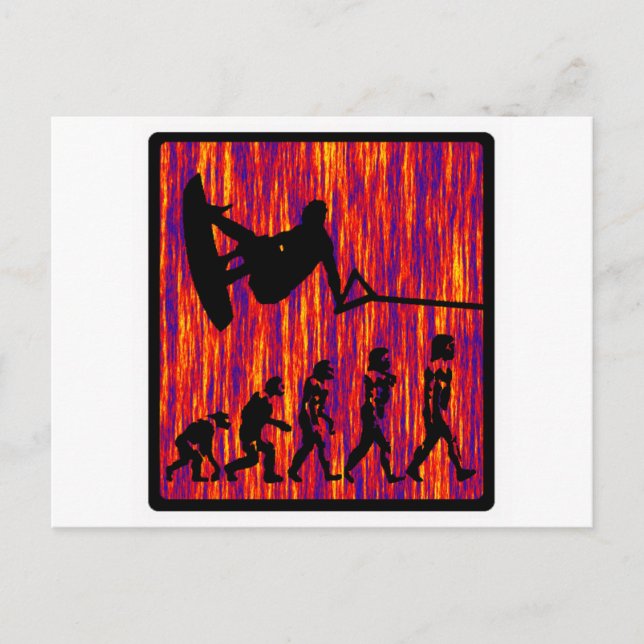 Wakeboard Evolve Postkarte (Vorderseite)