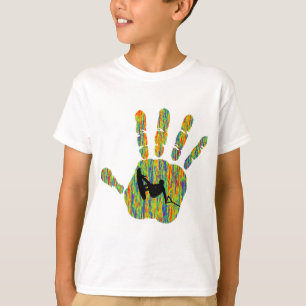 Wakeboard große Hände T-Shirt