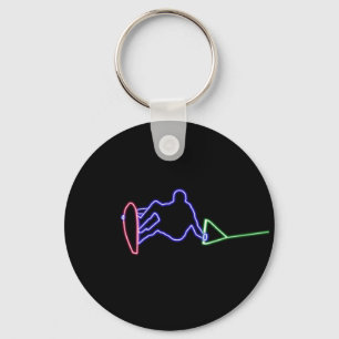 Wakeboard Neon 3-Color Schlüsselanhänger