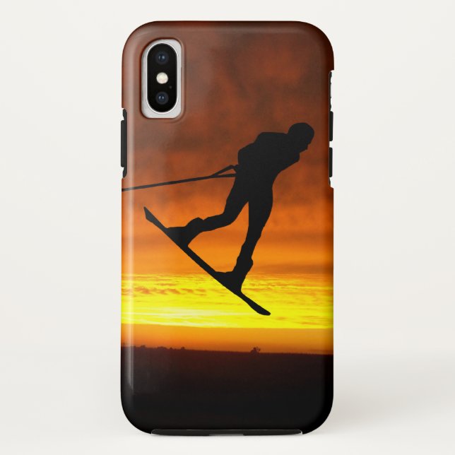 Wakeboard Sonnenuntergang iPhone X Fall Case-Mate iPhone Hülle (Rückseite)