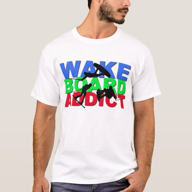 Wakeboard Süchtig-T - Shirt (Vorderseite)