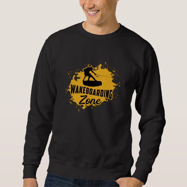 Wakeboard-Wakeboard-Wakeboard für die Wakeboard-Zo Sweatshirt (Vorderseite)