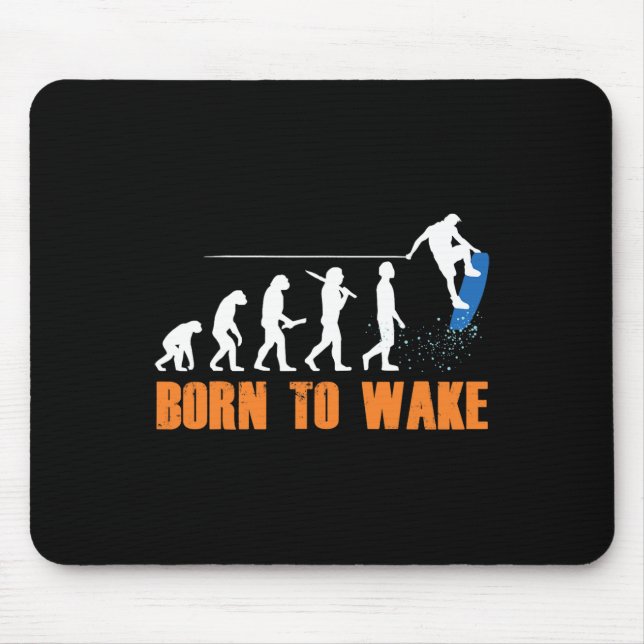 Wakeboard Wakeboarder Wakeboarding Freestyle Wake  Mousepad (Vorne)