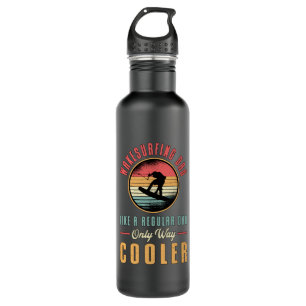 Wakeboard Wakesurfing Vater Wakeboarder Wakeboarde Edelstahlflasche