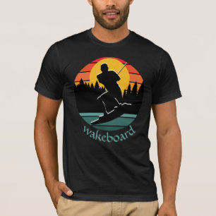 Wakeboard Wasserski Surfen T-Shirt