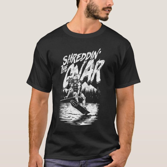 Wakeboarden Wakeboard Wakeboarder T-Shirt (Vorderseite)