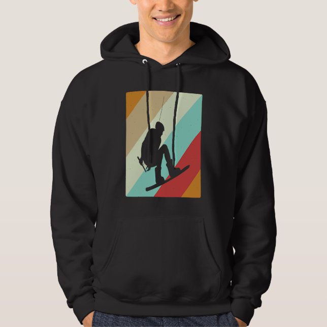 Wakeboarder Retro  Wakeboarding Hoodie (Vorderseite)