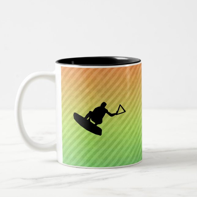 Wakeboarder Zweifarbige Tasse (Links)