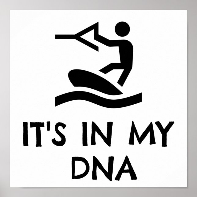 Wakeboarding: Es ist in meiner DNA. Poster (Vorne)