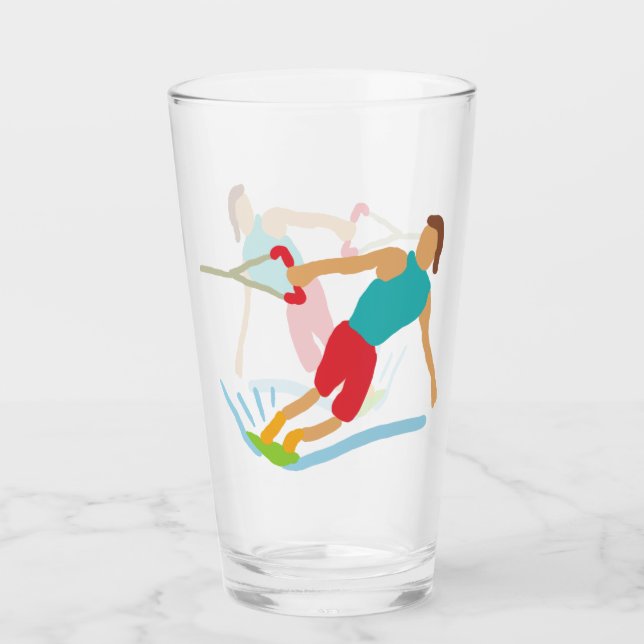 Wakeboarding Glas (Vorderseite)