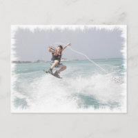 Wakeboarding Postcard