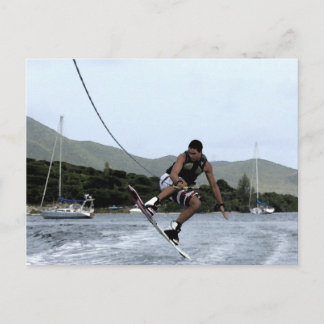 Wakeboarding Postkarte