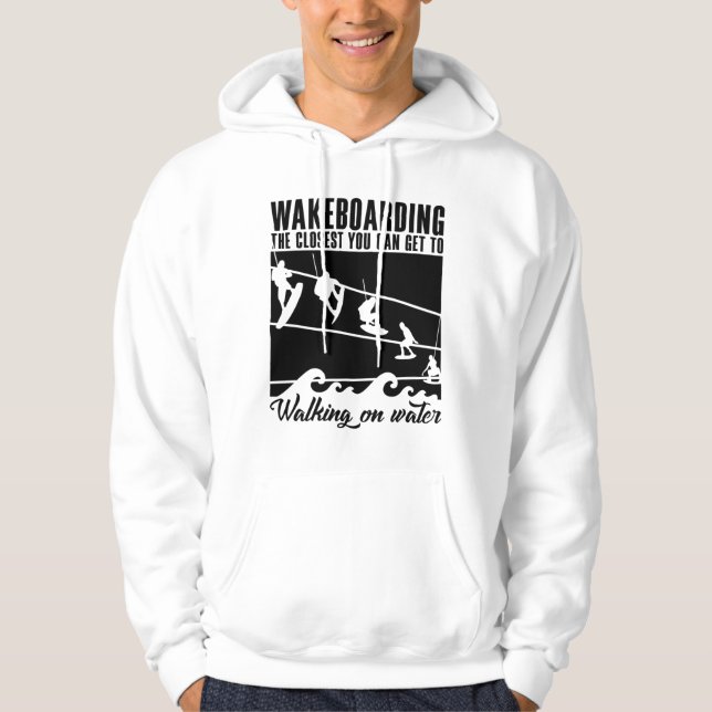 Wakeboarding the Nächsten you can get Wakeboarder Hoodie (Vorderseite)