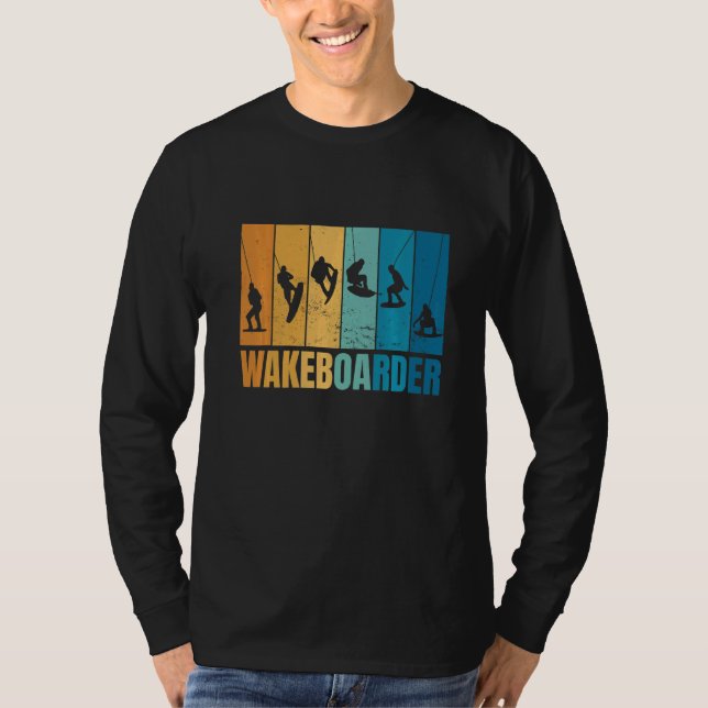 Wakeboarding Water Sport Wakeboarder Water Ski T-Shirt (Vorderseite)
