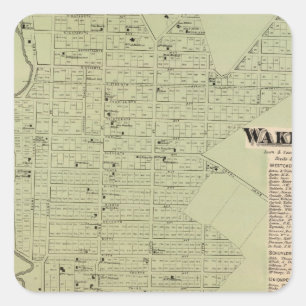 Wakefield, Bronxdale Quadratischer Aufkleber