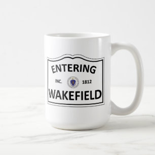 WAKEFIELD MASSACHUSETTS Hometown-Masse MA Townie Kaffeetasse