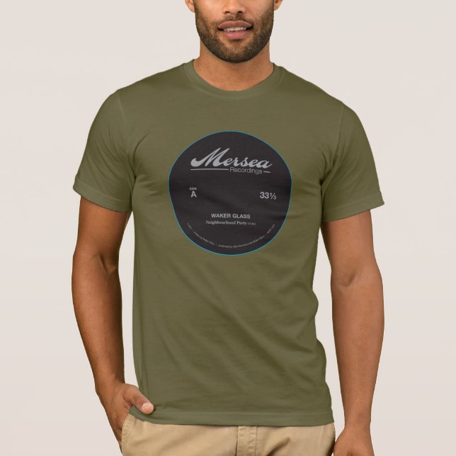 Waker Glasnachbarschafts-Party 7" Aufkleber-T - T-Shirt (Vorderseite)