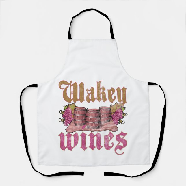 Wakey Wines Schürze (Vorderseite)