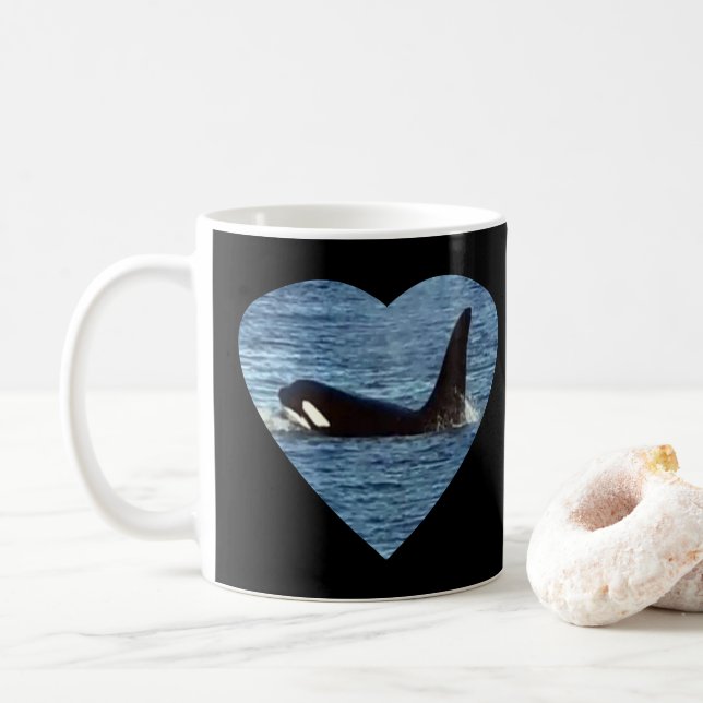 Wal "Aquarius" Westküste Tasse Orca (Mit Donut)