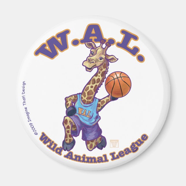 WAL Basketball Magnet (Vorne)