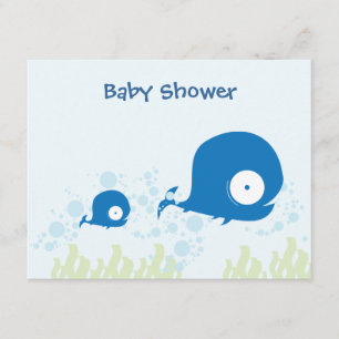 Wal-Bio Planeten-Baby-Dusche Invitaitons Einladung