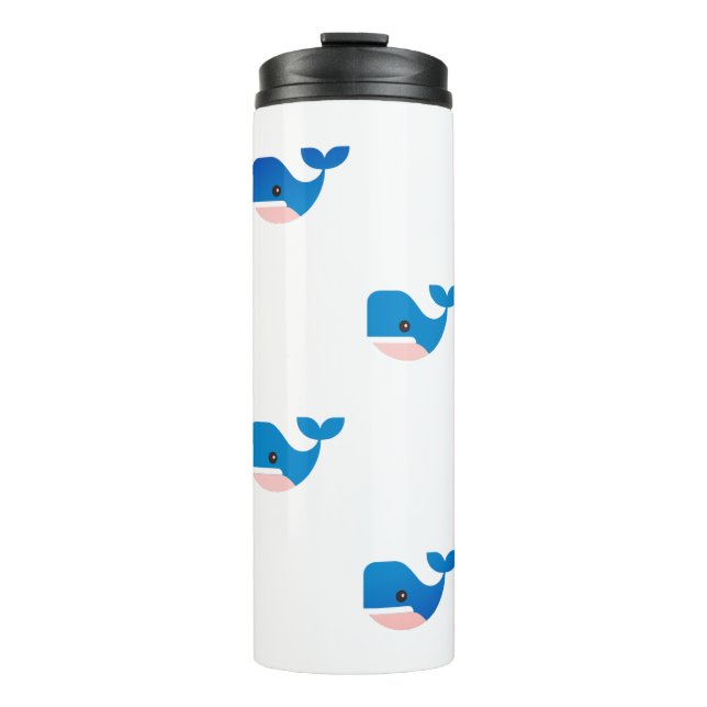 Wal, Buckelwal, Säugetier Thermosbecher (Vorderseite)