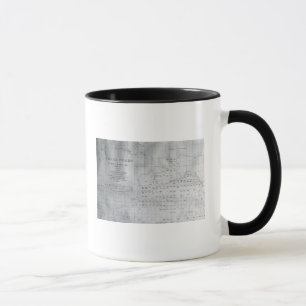 Wal-Diagramm des North Pacific, 1851 Tasse