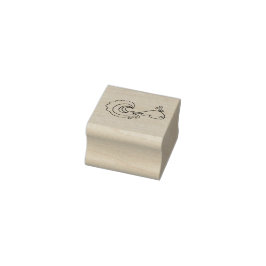 Wal einer Zeit Gummistempel